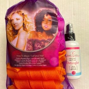 Hawt culture hair curlers and conditioning spray